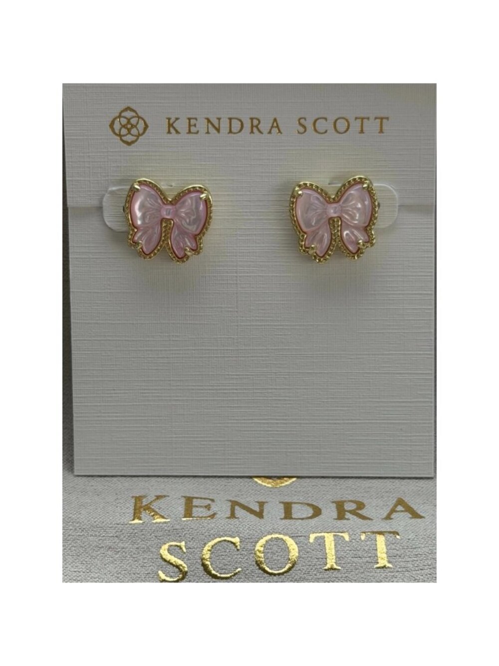Kendra Scott Pink Butterfly Stud Earrings